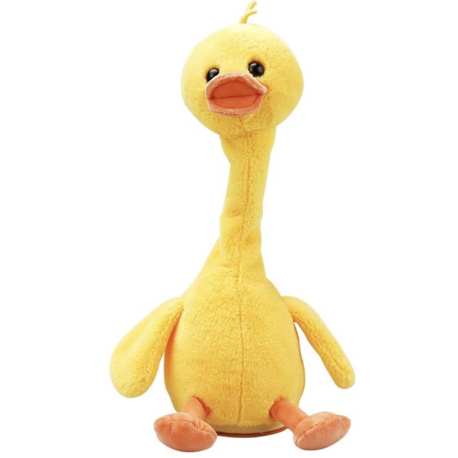 Panda~Đồ chơi câu đố, đồ chơi con vịt điện, hát  sẽ nhảy, bắt chước đồ chơi âm nhạc, búp bê hài hước 0339