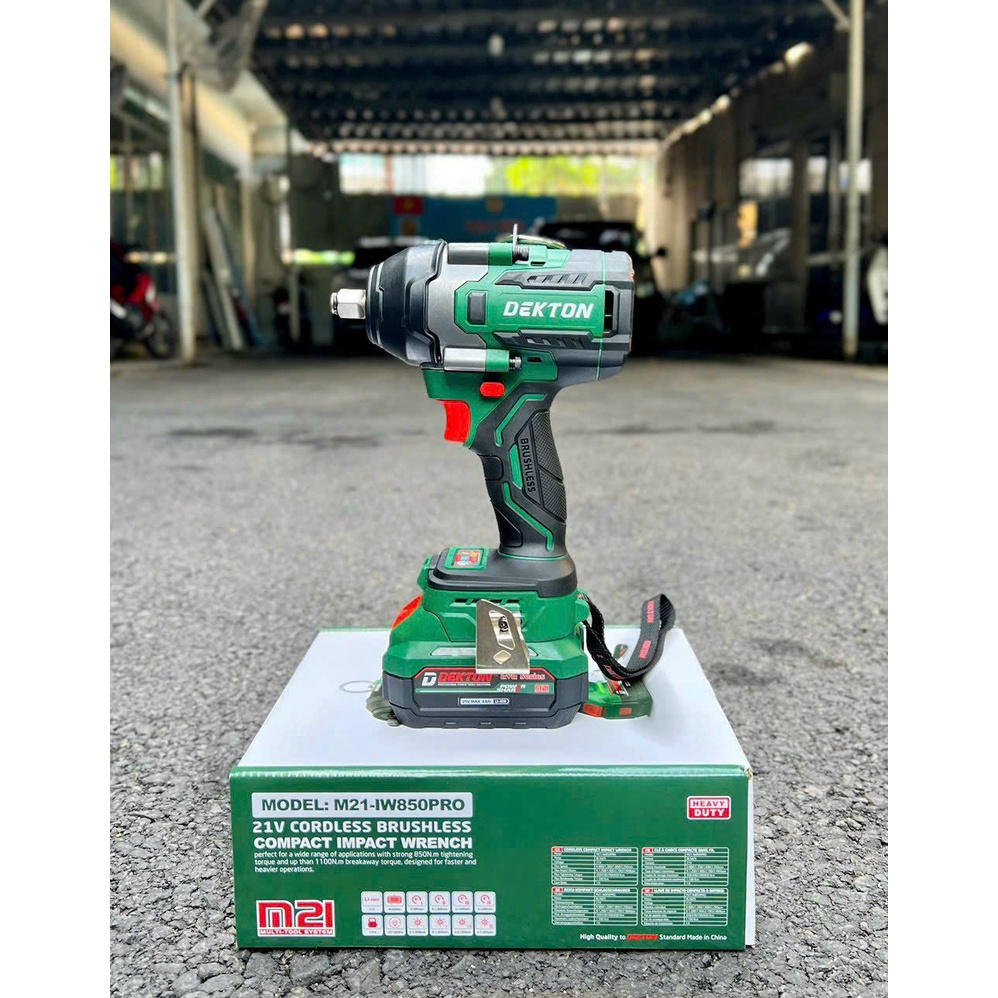 Máy Siết Bulong Dekton 850NM M21-IW850PRO  Chân Pin Phổ Thông Makita Giá Tốt
