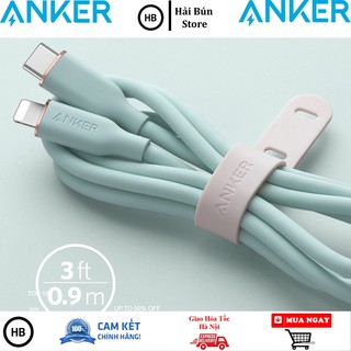  Cáp sạc nhanh Anker Powerline III Flow Type C to L 20W 30W - A8662 A8663 Siêu mềm mại siêu bền- HSHOP HaiBunStore 