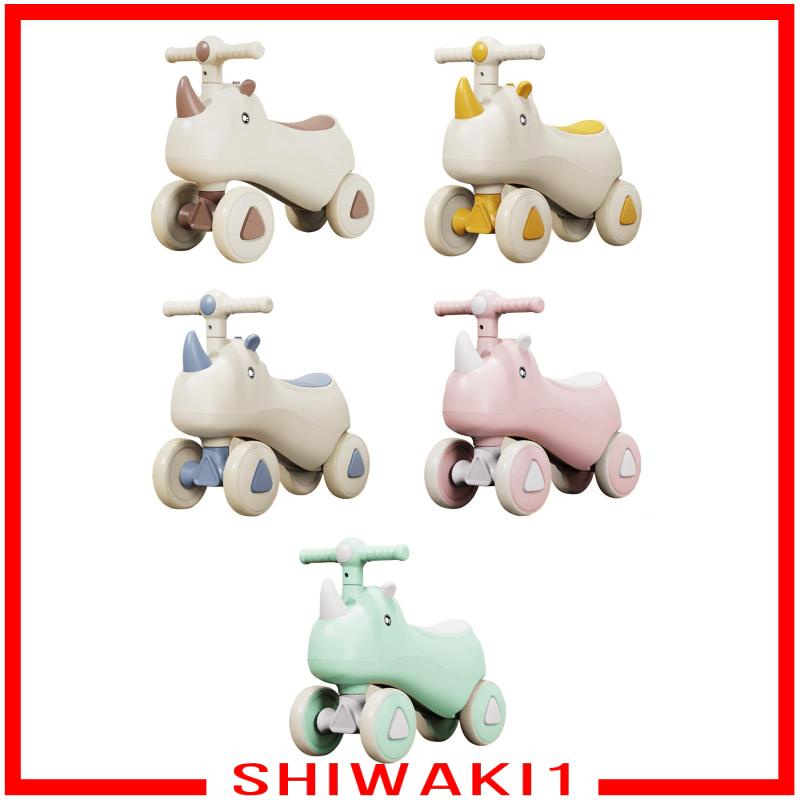 Xe Đạp Đồ Chơi 4 Bánh Có Nhạc Và Đèn 4 Bánh Cân Bằng Cho Bé 1-3 Tuổi