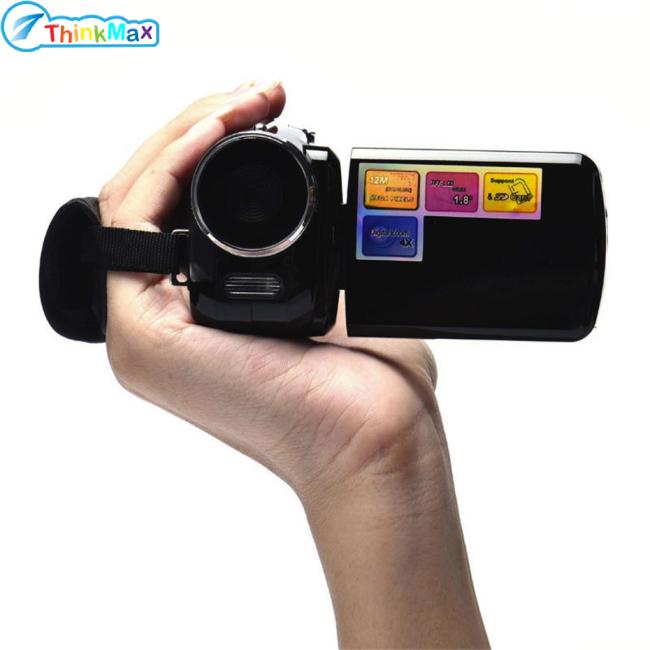 Máy quay Video kỹ thuật số gia đình cầm tay DV 4x Zoom kỹ thuật số 1080P Camera ghi hình tầm nhìn ban đêm
