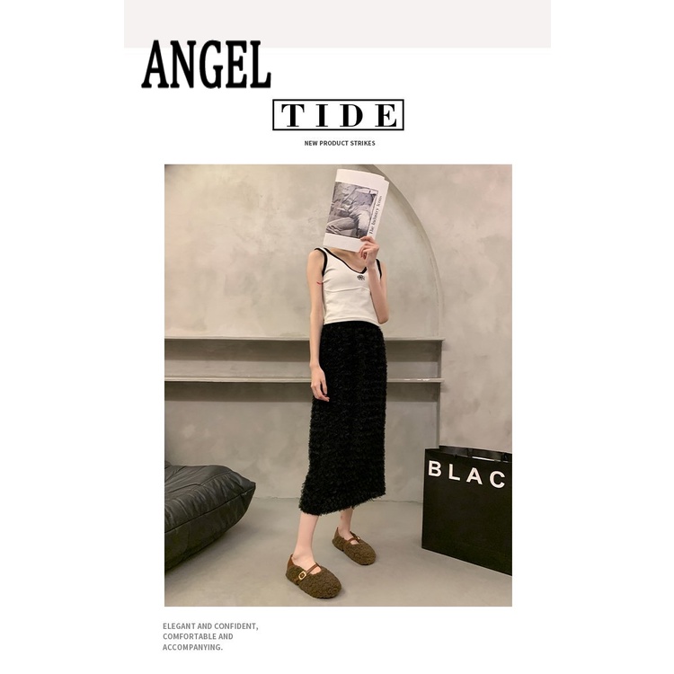 ANGEL  Dép sandal nữ Hở Ngón Đế Dày Thoáng khí Thanh lịch Đế êm Đa màu sắc FDL23A0Q1G 42Z231020