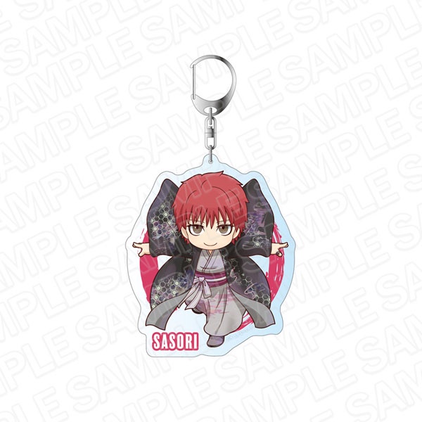 Móc khóa NARUTO Shippuden Anime Manga chibi Acrylic Sasori Phụ kiện trang trí túi xách Balo