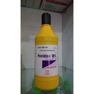 Mua 1 tặng 2 chai nhỏ 10ml - sát khuẩn povidine 500ml