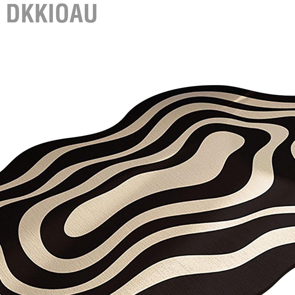 Dkkioau Irregular Shaped Bathroom Rug Strong Water Absorption Soft Floor Mat Diatom Ooze -slip Quick Dry Home Small Carpet