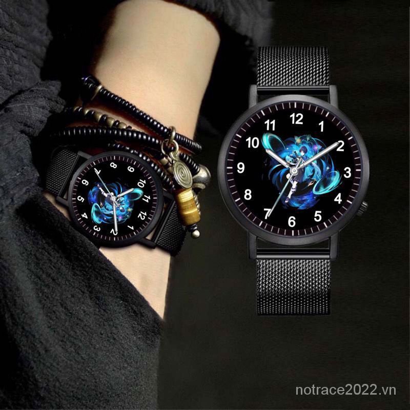 ★Genshin Impact★Nahida & scaramouche Đồng Hồ Thạch Anh Chống Nước Phát Quang Độc Đáo