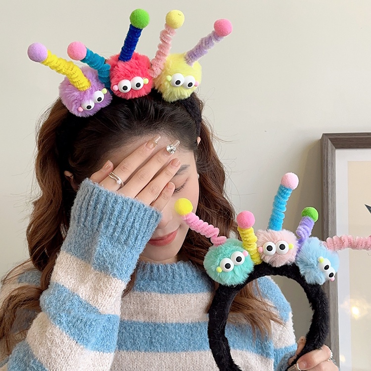 Băng Đô Vải Lông Hình Mèo Dễ Thương Thời Trang Mùa Thu 2023