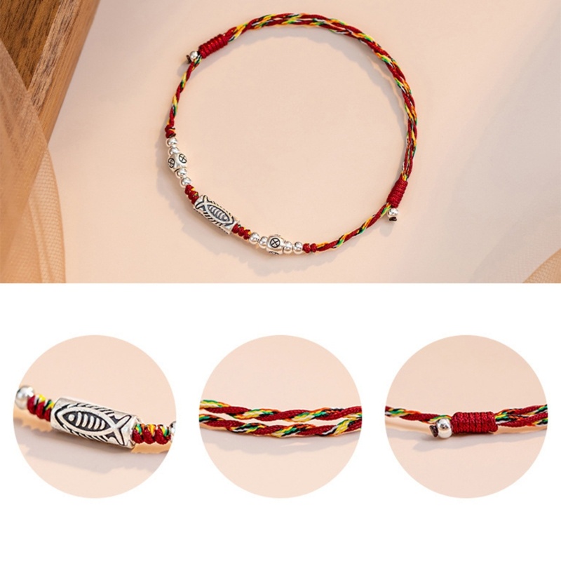 King Vòng Đeo Tay Thủ Công Có Thể Điều Chỉnh Mặt Dây Hình Cá Koi Cho Nữ