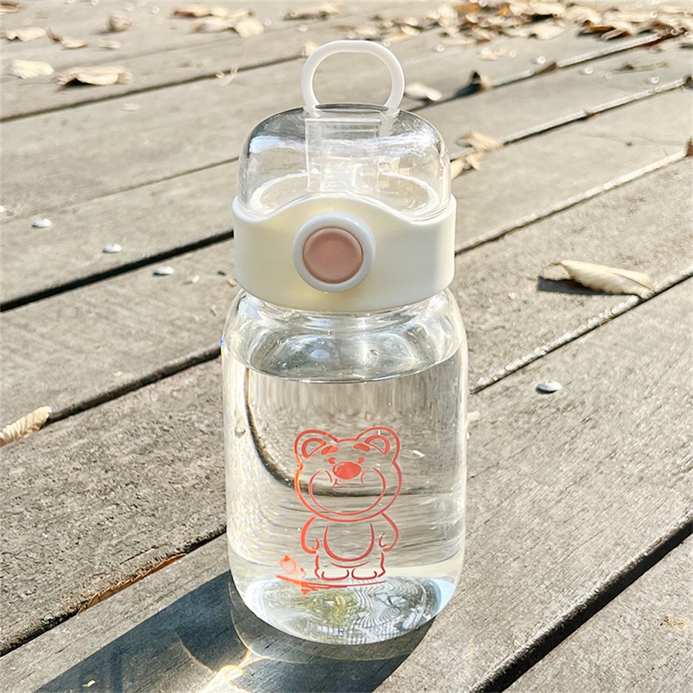 Lomhome❤ Cốc Thủy Tinh Sanrio 600ml Cốc Thủy Tinh Pochacco Kuromi Lotso Dễ Thương Dung Tích Lớn Chai Nước Trong Suốt đơn Giản Chống Rò Rỉ Cốc Hnady Di động ❤Lomhome