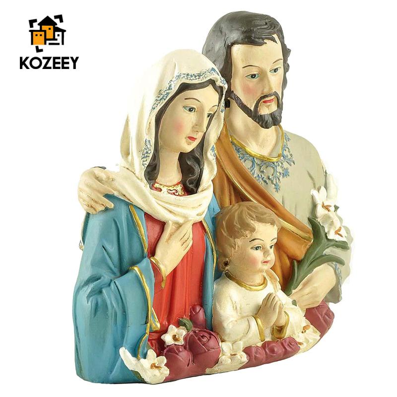 KOZEEY Mô Hình Tượng Điêu Khắc Bằng Tay Ấn Tượng Dùng Trang Trí