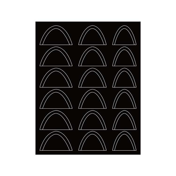 Sticker French Móng Miếng  Dán Móng Nghệ Thuật Sticker mẫu mới