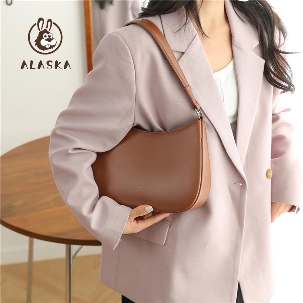 Túi Đeo Chéo Vai Bằng Da pu Màu Trơn Thời Trang Dành Cho Nữ