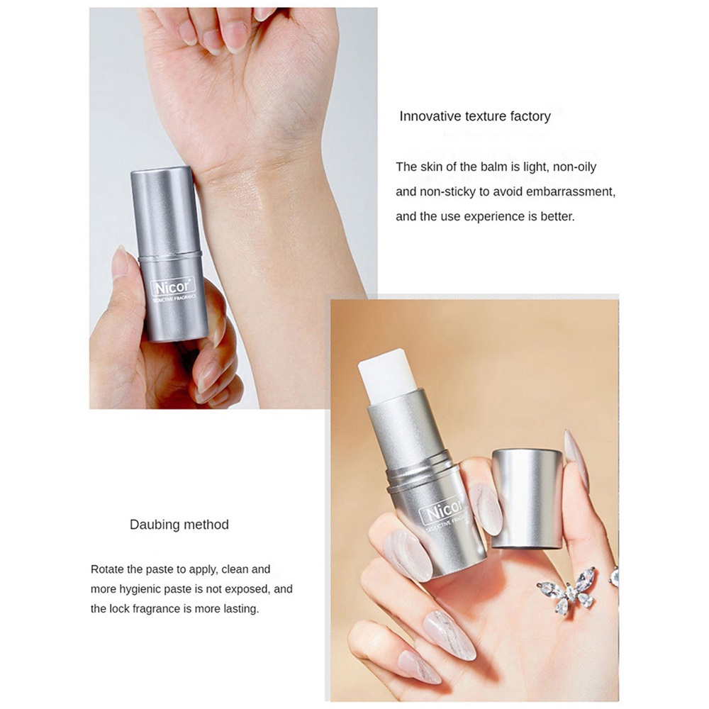 Son Dưỡng Thể Nicor Có Hương Thơm Nhẹ Hương Thơm Lâu Dài Nhỏ Gọn Di Động Ấm Ẩm Có Mùi Hương Trà Lăn Khử Mùi Di Động | Cici01