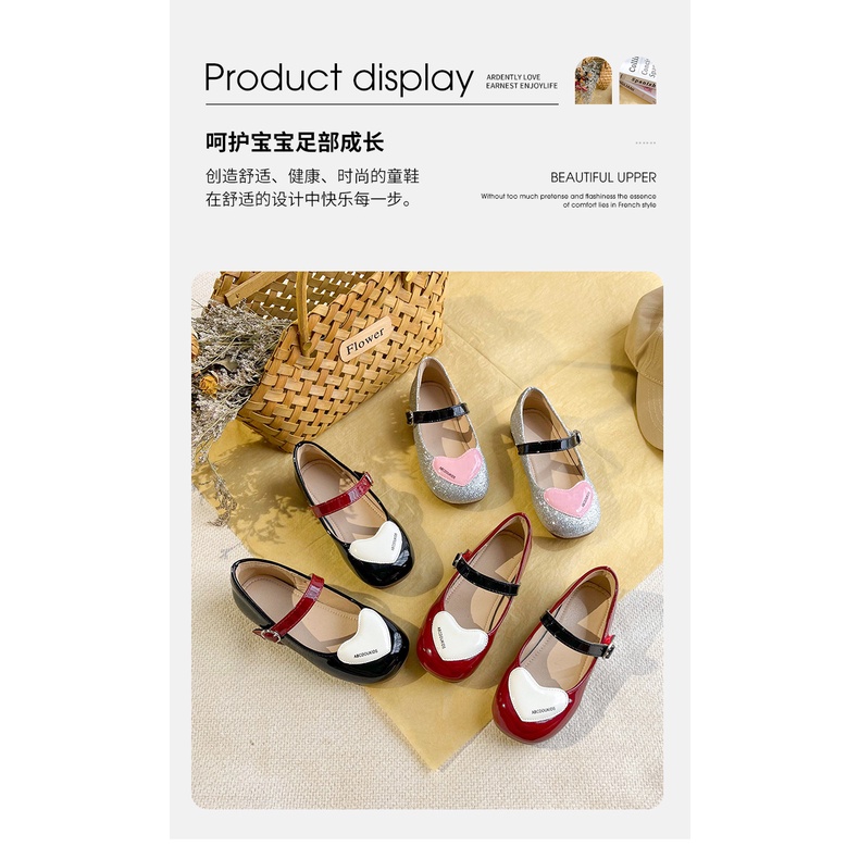 Giày Công Chúa Biểu Diễn Thời Trang Cho Bé Gái