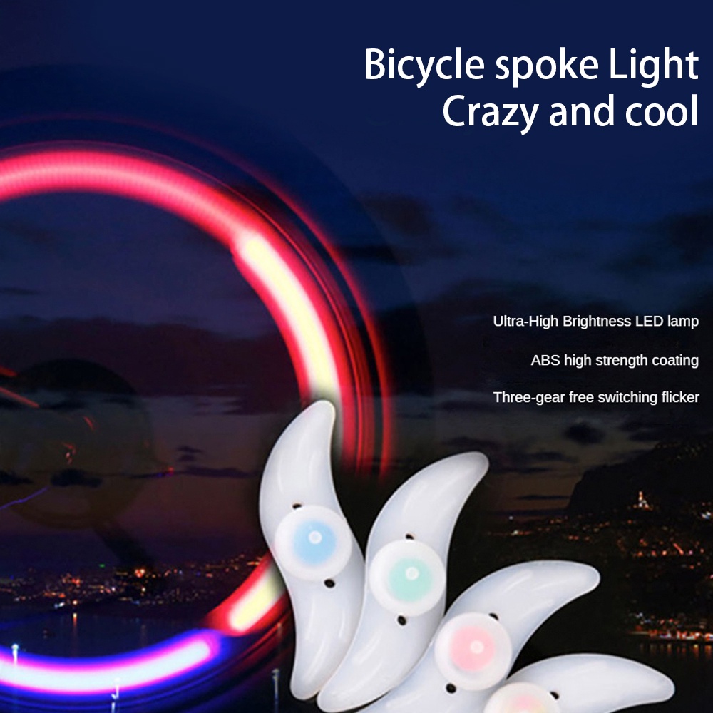 ⚡Còn Hàng⚡ 2 Chiếc Xe Đạp Xe Đạp Đèn Led Lốp Vòi Phun Nắp Van Đèn Ô Tô Xe Máy Van Không Khí Bánh Xe Nan Hoa Đèn Đèn Phụ Kiện Xe Đạp Mtb