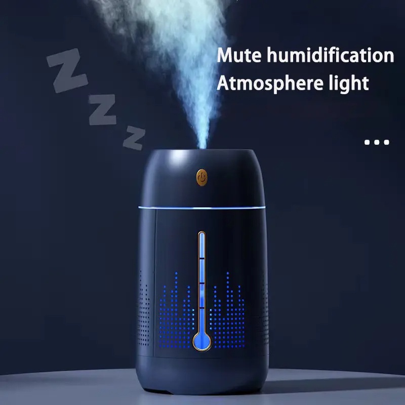 JIASHI Máy Tạo Độ Ẩm Gia Đình Công Suất Lớn Usb Im Lặng Máy Phun Hương Liệu Không Khí Phòng Ngủ Đi Kèm Với Đèn Ngủ