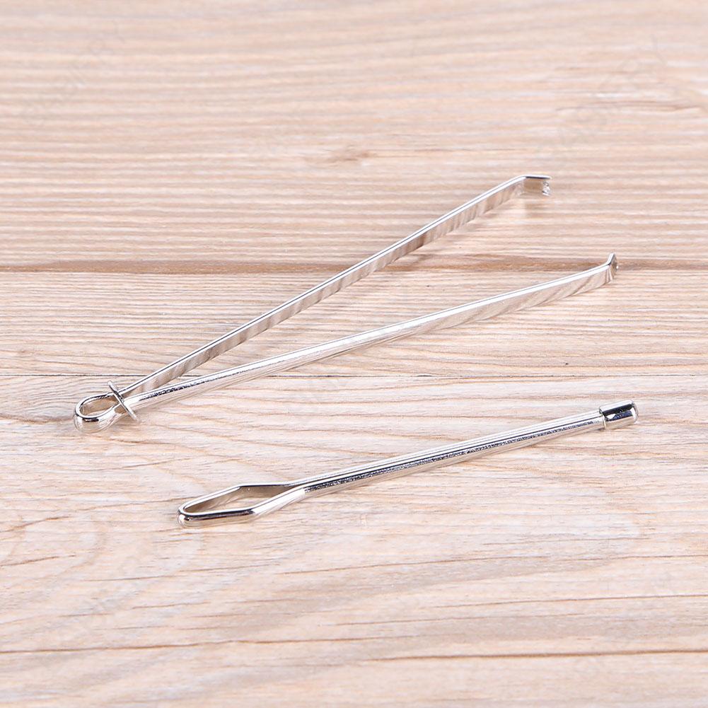 Set 2 Kẹp Dây Thun Co Giãn Bằng Thép Không Gỉ Chuyên Dụng Cho May Vá Quần Áo