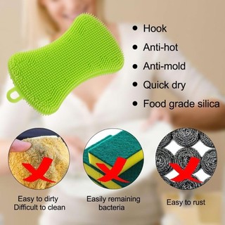 1 Miếng Silicone Rửa Chén Tiện Lợi