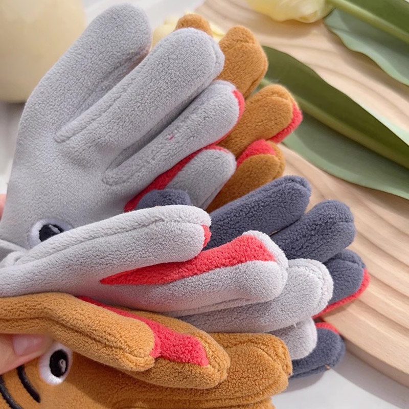 Găng Tay Giữ Ấm Hoạt Hình Xinh Xắn Cho Bé 5-12 Tuổi