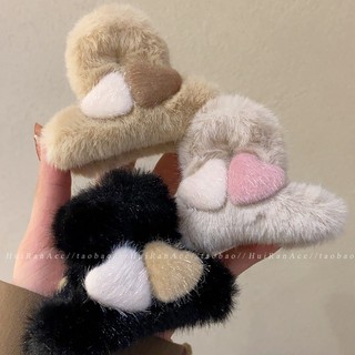 Kẹp TóC HìNh Cá MậP PhốI Lông Nhung ThờI Trang Cho Nữ