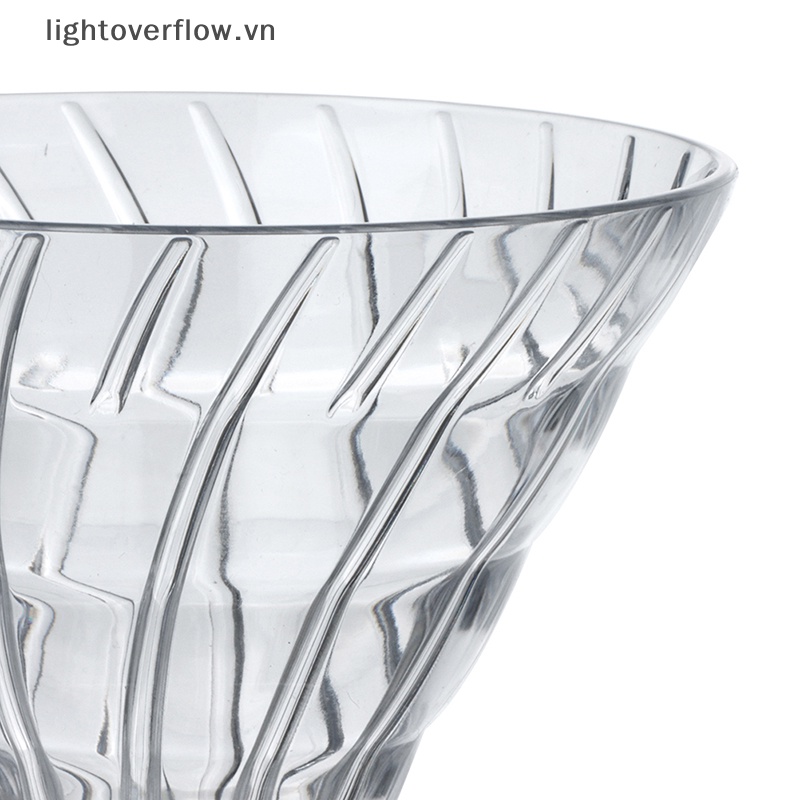 Phễu Lọc Cà Phê v60 Bằng Nhựa resin Nhỏ Giọt 1-4Ccups