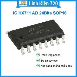 Sản phẩm ic hx711 ad 24bits sop16c chất lượng cao