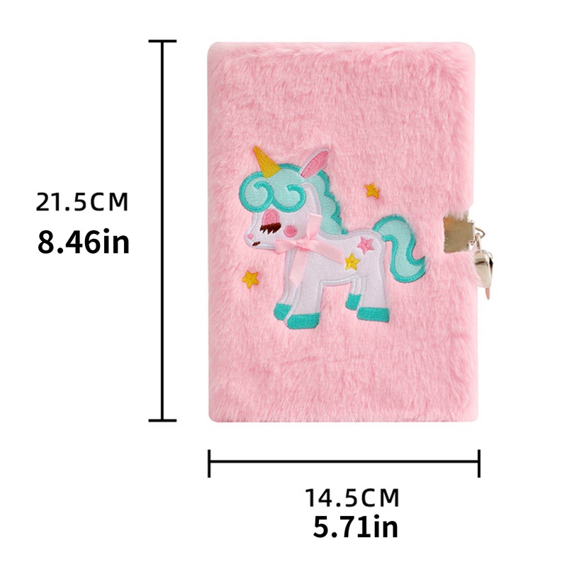 Sổ Tay Khổ a5 Bằng Lông Nhung Có Khóa Tiện Dụng Cho Học Sinh