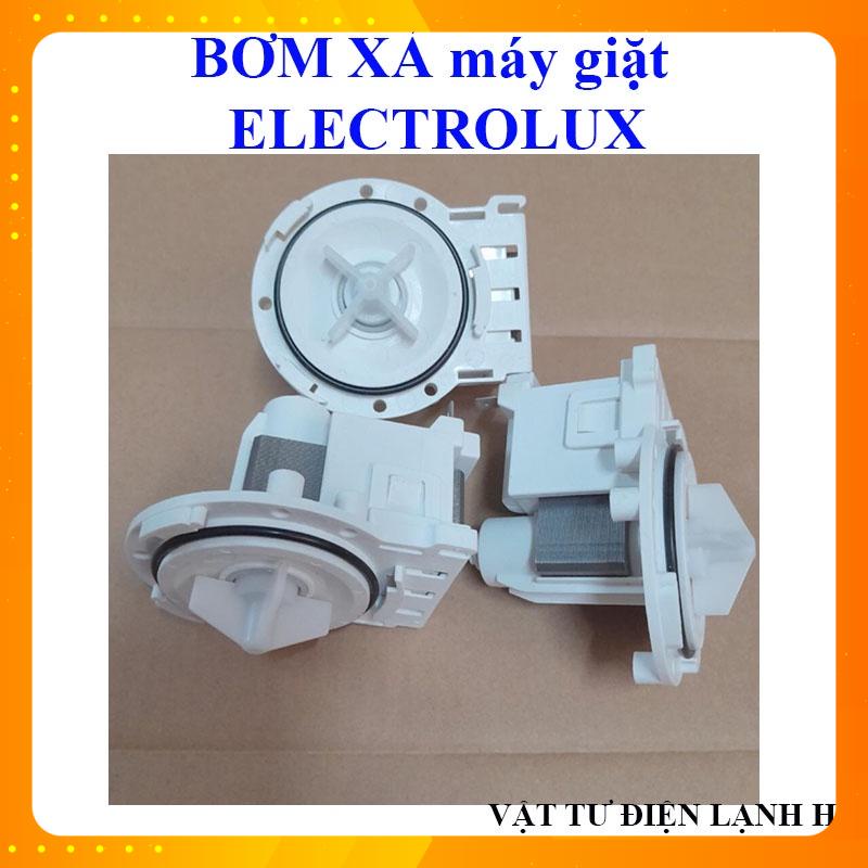 Bơm xả máy giặt ELECTROLUX lồng ngang gài - Pump xả nước MG ELEC cài cửa trước hàng Xịn