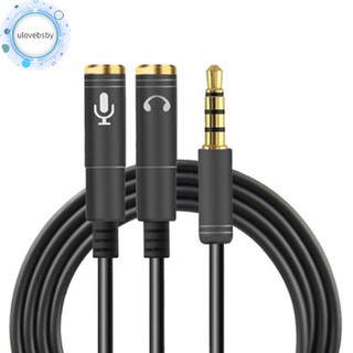 Tai nghe jack cắm 3.5mm + cáp chia âm thanh aux vnbsby