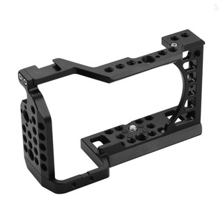Khung camera k&f concept hợp kim nhôm kèm đế cold shoe lỗ ren định vị arri 1/4 3/8 thay a6000/a6100/a6300/a6400/a6500