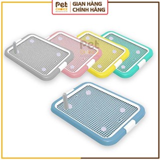 Khay vệ sinh dẹp cho chó 52x42 hướng dẫn chó đi vệ sinh đúng chỗ, có kèm cọc (PET 0031) - PetChoice