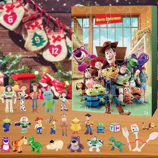 Christmas Advent Calendar Toy Story Mania Countdown Fidget Sensory Toy Blind Box Kids Xmas Gift