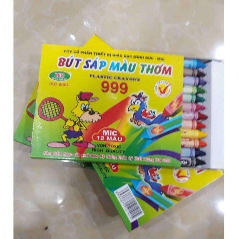 Bút sáp màu thơm 999 cho bé