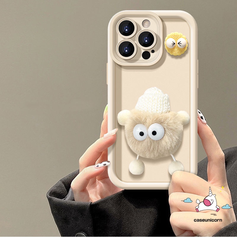 Hoạt Hình Ốp Điện Thoại Gắn Búp Bê 3d Cho iphone 7plus 11 15 14 12 13 pro max 7 8 15 6s 6 plus xr xs max x se 2020