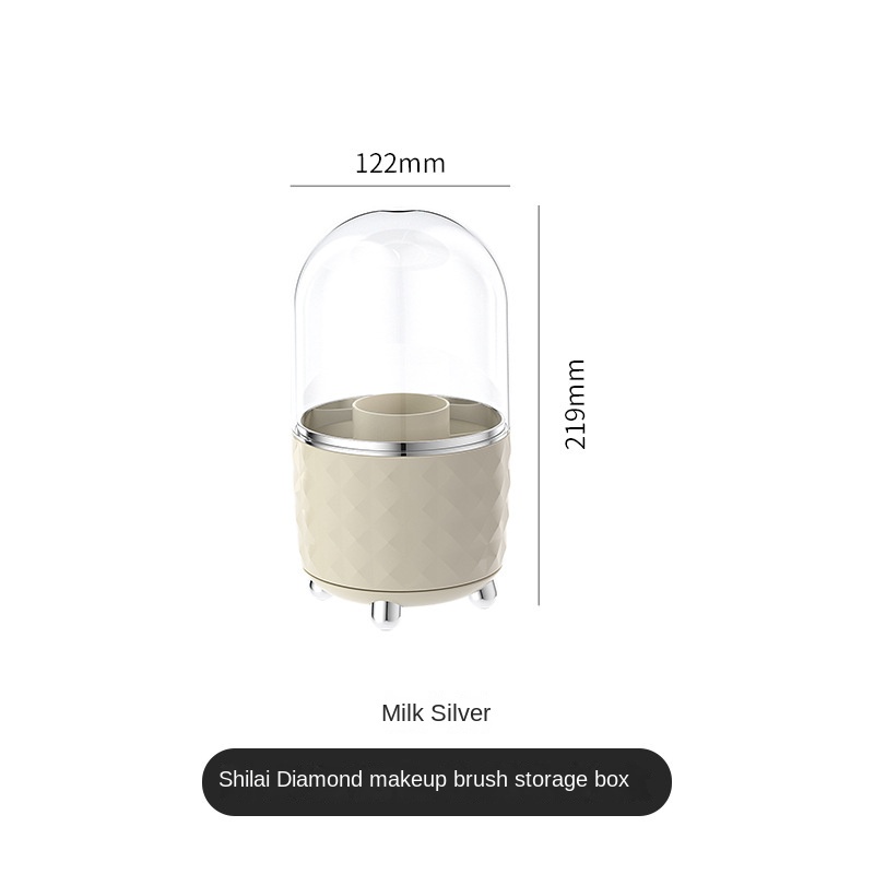 Hộp Đựng Cọ Trang Điểm Có Nắp Chống Bụi Sức Chứa Lớn