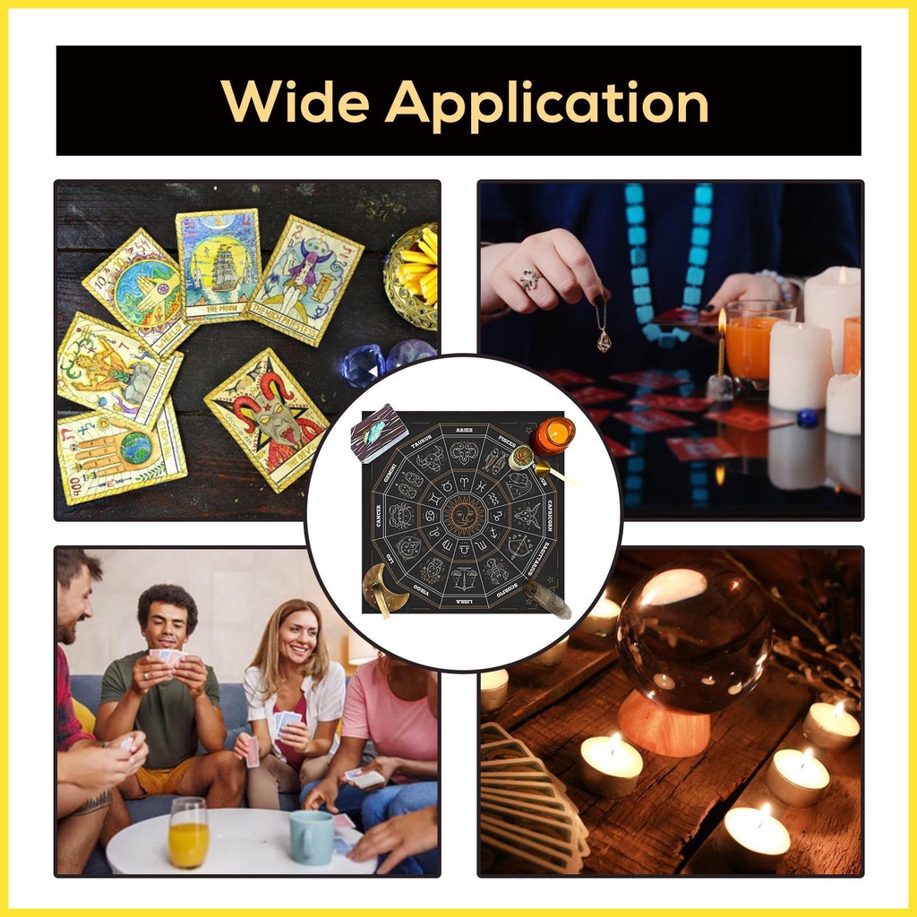 Khăn Trải Bàn tarot Chia Ngăn Trang Trí Phòng Khách kiavn