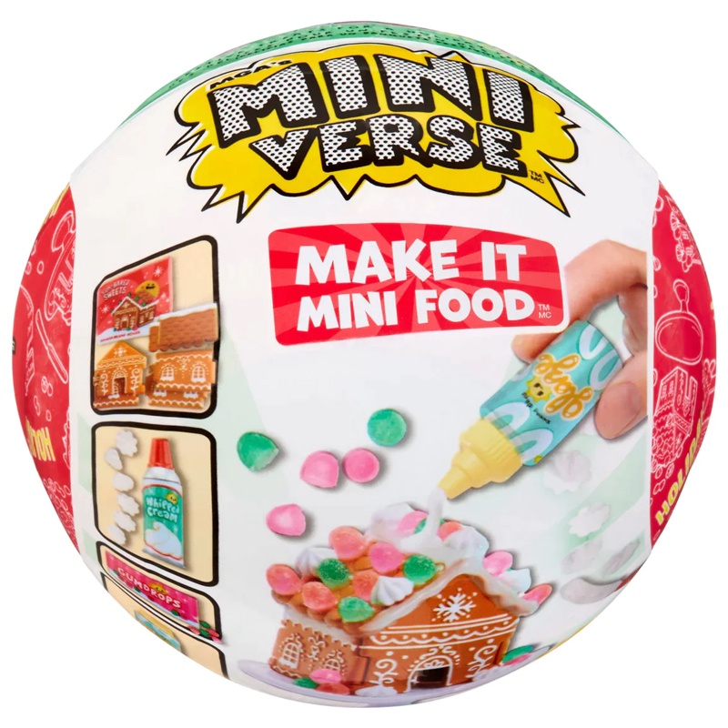 Đồ Chơi Bữa Tiệc Giáng Sinh 2023 Make It Mini Food - MINIVERSE 593782-EUC