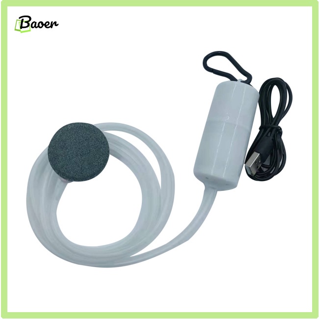 Máy Bơm Oxy mini 100% Chính Hãng Sạc usb Không Gây Tiếng Ồn Cho Bể Cá
