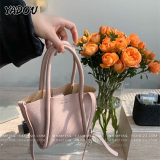 Yadou Mmm pink Túi Xách Da Mềm Nhỏ Gọn Thời Trang Xuân Hè Hàn Quốc