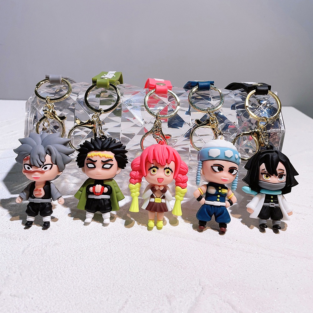 Móc Khóa Mô Hình Nhân Vật tanjiro rengoku Phim demon slayer