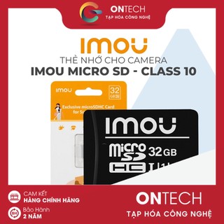 Thẻ nhớ micro sd 32gb/64gb sử dụng cho camera imou i hàng chính hãng