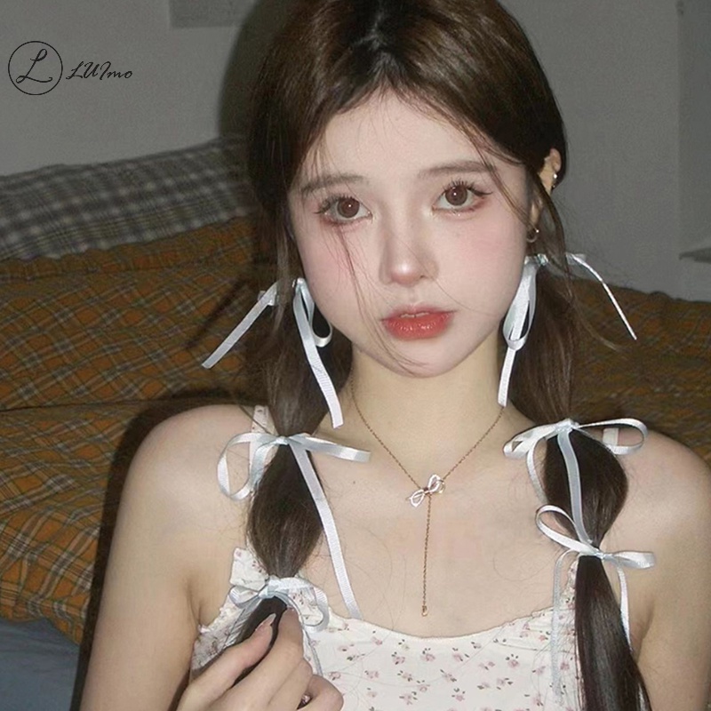 Luimo Dây Buộc Tóc Ruy Băng Lụa Thắt Nơ 2m Cho Nữ