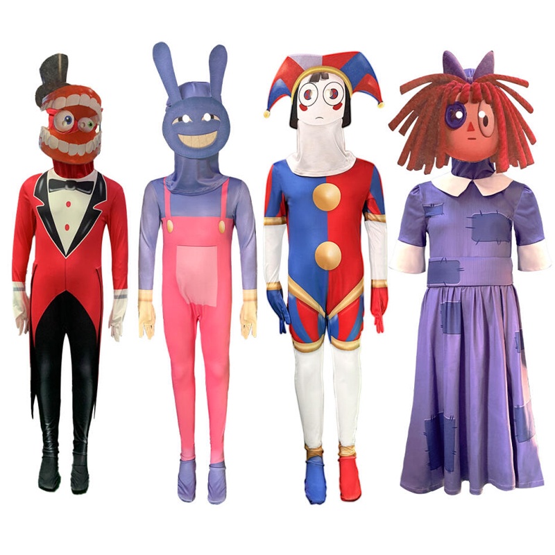 Bộ Trang Phục Hóa Trang joker Nhân Dịp halloween / Giáng Sinh Màu Đỏ Dành Cho Bé Trai / Bé Gái
