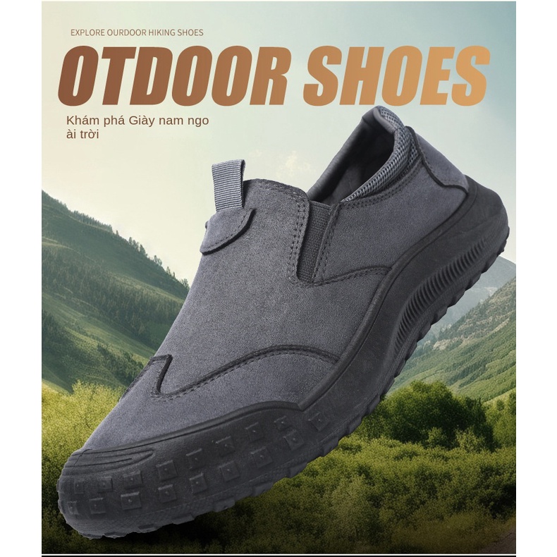 Doudou Giày Thể Thao Thoáng Khí Thời Trang Cho Nam