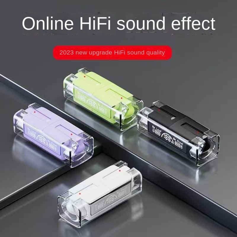 Tws Tai Nghe Không Dây bluetooth 5.3 hifi Âm Thanh Nổi hifi Có Màn Hình Cảm Ứng Và Hộp Sạc