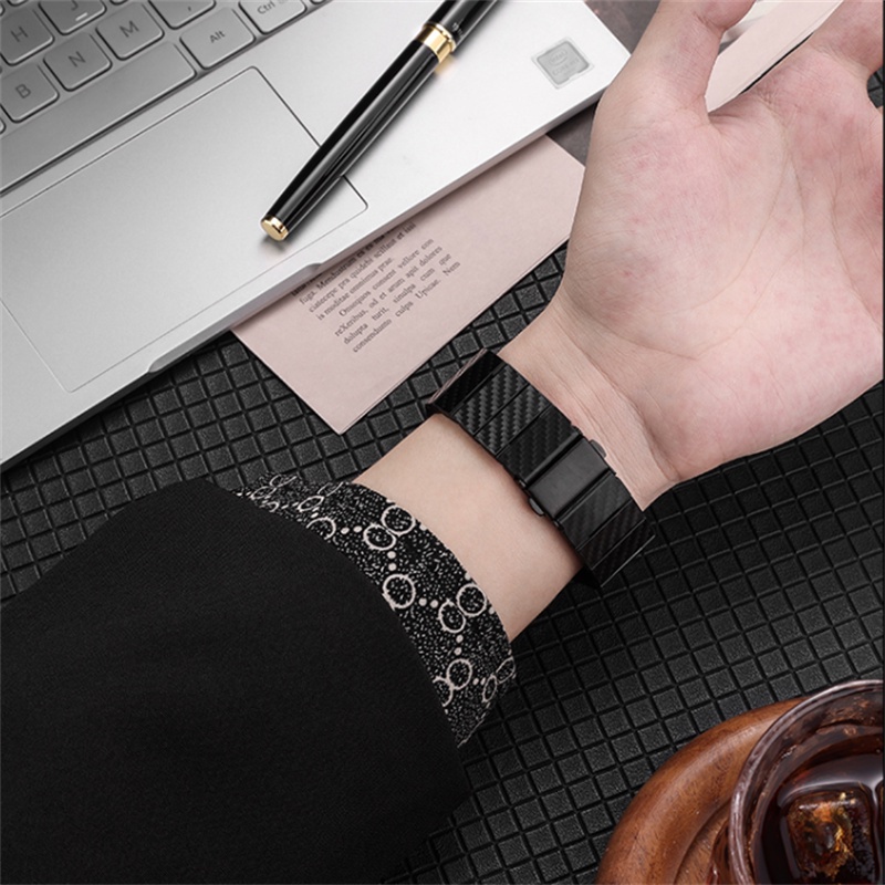 Dây Đeo Cân Bằng Bằng Sợi carbon Cho Đồng Hồ Thông Minh Amazfit Balance