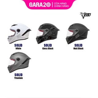 Mũ bảo hiểm fullface EGO E-7 (màu trơn) - GARA20