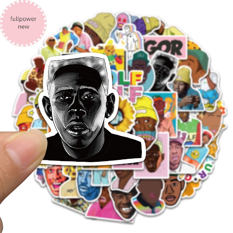 Toàn Bộ Bộ 50 Miếng Dán Trang Trí Ván Trượt diy Hình rapper tyler the creator