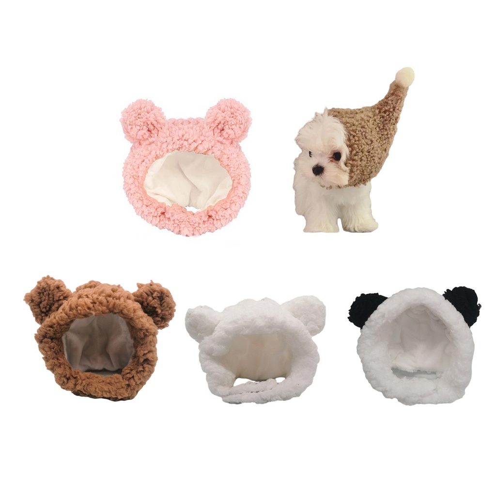 Băng Đô Nhung Mềm Mại Có Thể Điều Chỉnh Cho Thú Cưng Mùa Đông Châu Á