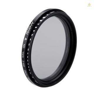 Andoer 49mm nd fader neutral density adjustable nd2 to nd400 variable filter for canon dslr camera